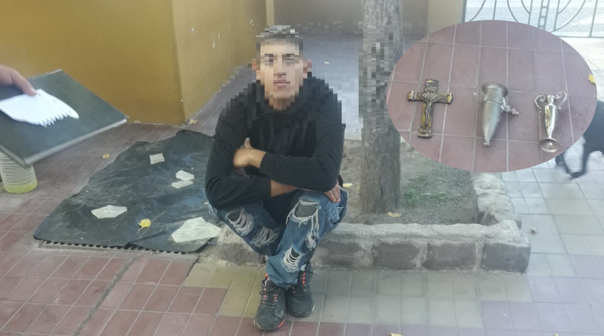 Detuvieron A Un Joven Luego De Que Robara Placas De Bronce Del Cementerio De Capital Canal